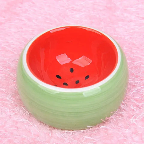 Anti Spill Hamster Food Bowl Fruit Color Ceramic Trendyol