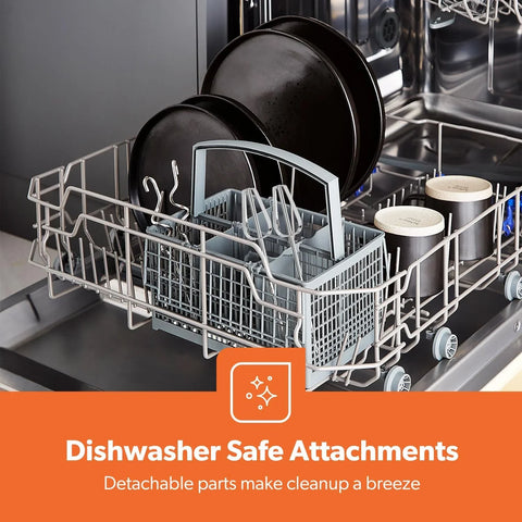 Geepas 150W Hand Mixer – 5 Speed Settings with Beaters & Dough Hooks, Easy Grip Design