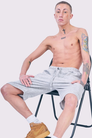 Men Drawcord Side Zipper Plain Shorts [Pack of 8]