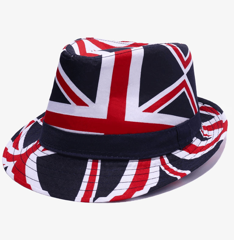 Union Jack Trilby Hat