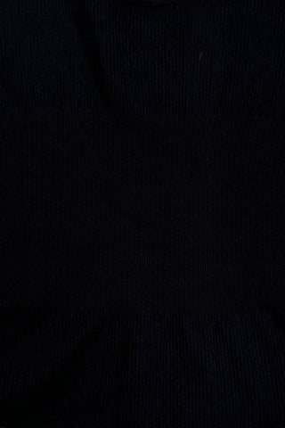 Plain Strappy Seamless Ribbed Nylon Bodysuit