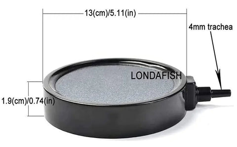 Aquarium Air Stone Disk Oxygen Pump Bubble Tray for Hydroponic