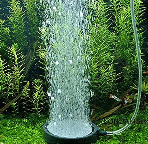 Aquarium Air Stone Disk Oxygen Pump Bubble Tray for Hydroponic