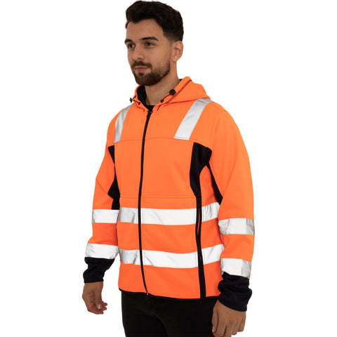 Two side Long Pockets Pullover Hoodie