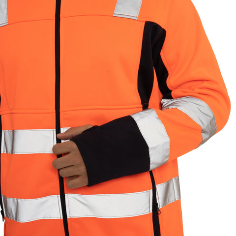 Two side Long Pockets Pullover Hoodie