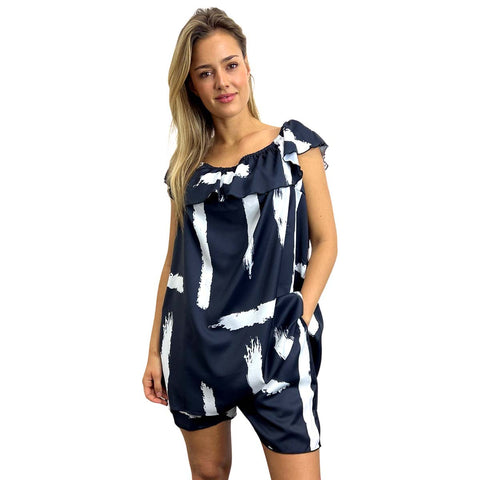 BERMUDA SHORTS CO-ORD SUPER SOFT SILK FEEL LIGHTWEIGHT SATIN MATERIAL