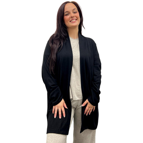Open Front Cozy Knit Cardigan (Various Colors)