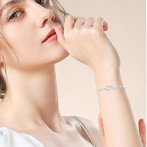 Britain Mall Silver White Gold Plated Bracelet