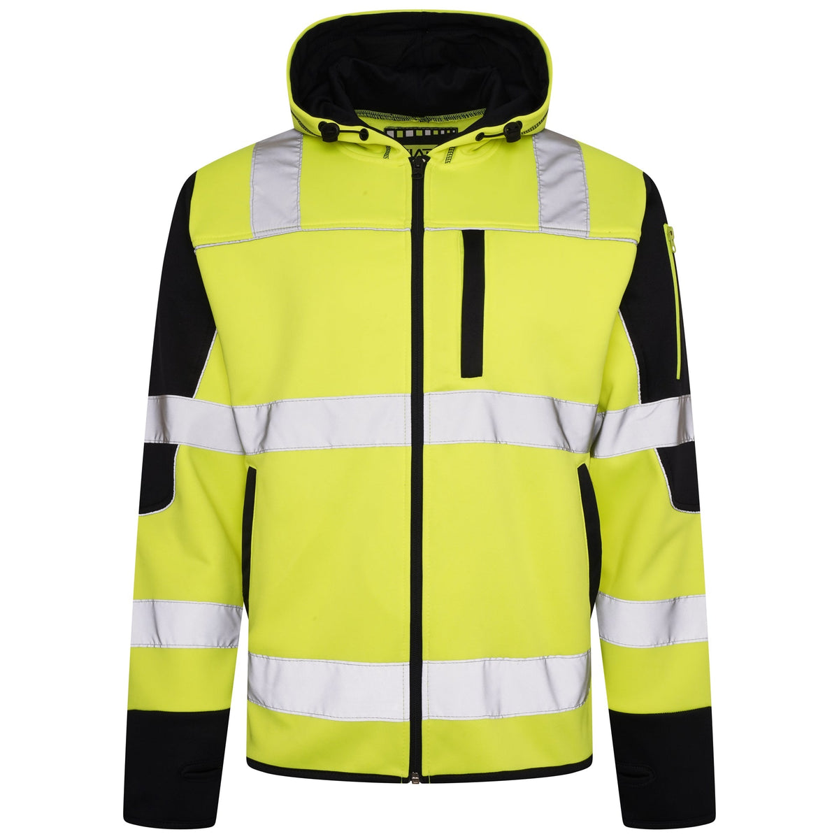 Adult Fluorescent Work Safety Hoodie Yellow