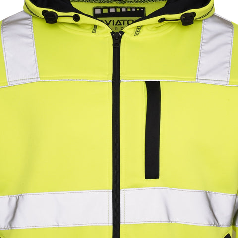 Adult Fluorescent Work Safety Hoodie Yellow