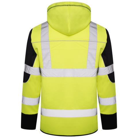 Adult Fluorescent Work Safety Hoodie Yellow
