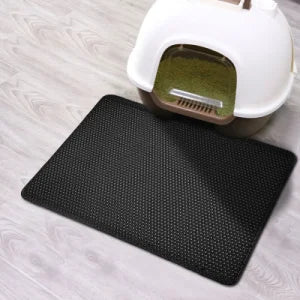 Honeycomb Waterproof Pet Litter Trapper Mat – Eco-Friendly Double-Layer Design for Cats