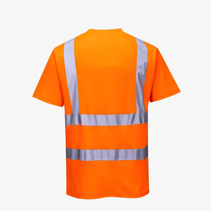 Fluorescent Polo Safety Reflective Working Shirt For Men