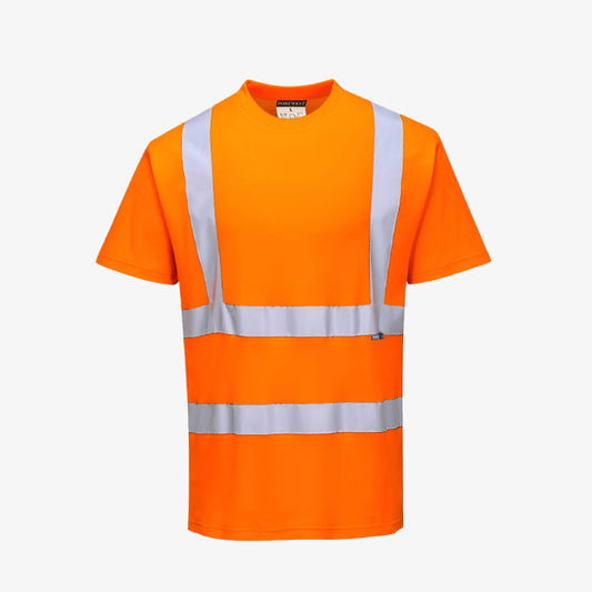 Fluorescent Polo Safety Reflective Working Shirt For Men