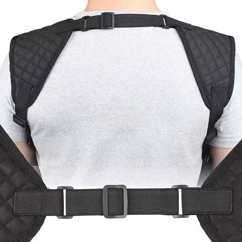 Concealed Underarm Shoulder Holster Tactical Double Gun Pouch for Handguns