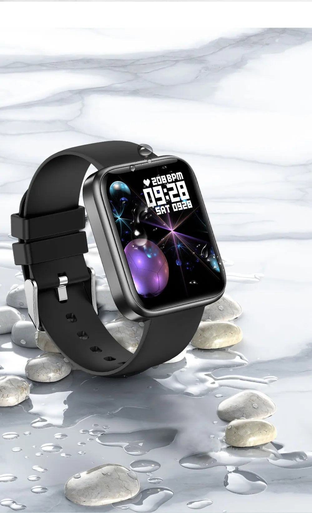 V30 Smartwatch BT Dial Call 24 Hours Heart Rate Monitor Fitness Sport Tracker