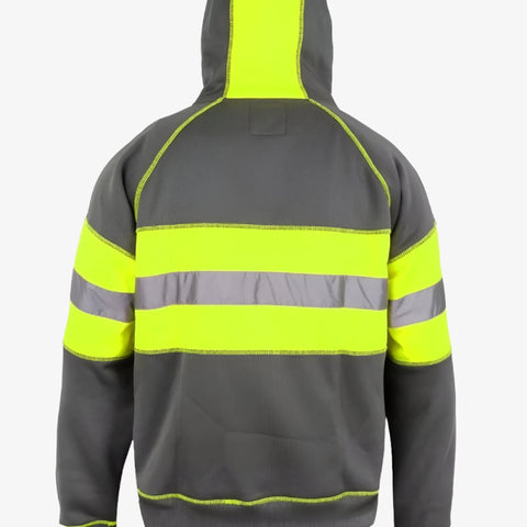 Hi Vis Charcoal Safety Workwear Tracksuit