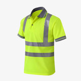Hi Vis Visibility Short Sleeve Crew Neck T-Shirt