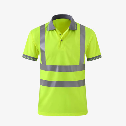 Hi Vis Visibility Short Sleeve Crew Neck T-Shirt