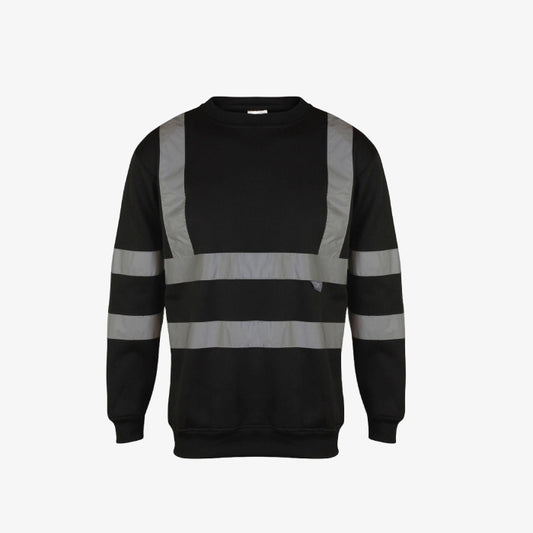 High Visibility Crew Neck Safety Sweatshirt