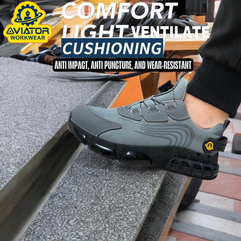 Men's Aviator Workwear Safety Shoes