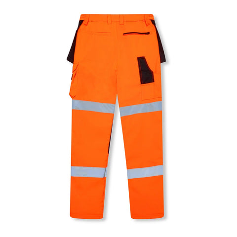 Men's Hi vis Waterproof Softshell Workwear Trouser