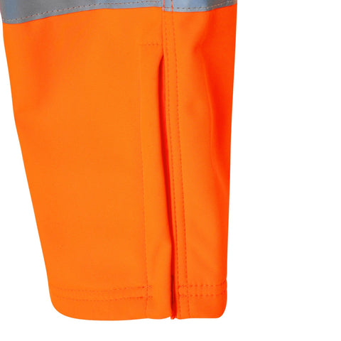 Men's Hi vis Waterproof Softshell Workwear Trouser