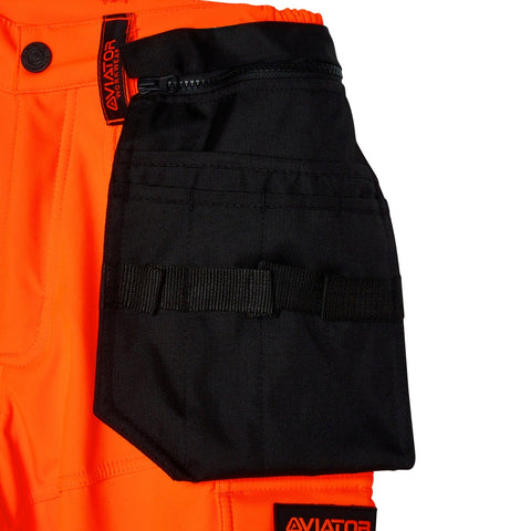 Men's Hi vis Waterproof Softshell Workwear Trouser