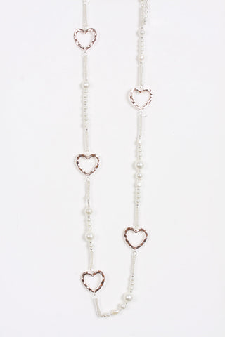 Hearts Lagen Look Jewellery Necklace for Women
