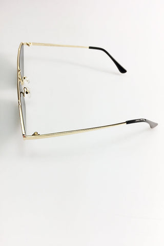Skinny Cat Eye Sunglasses