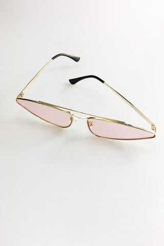Skinny Cat Eye Sunglasses