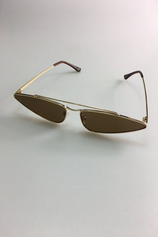 NARROW CAT EYE SUNGLASSES