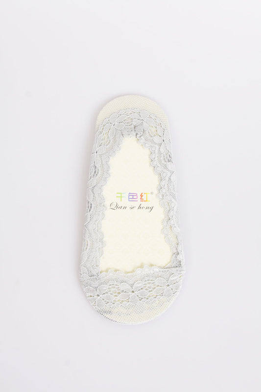 BRIDAL LACE INVISIBLE FOOTSIE SOCKS