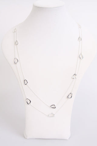 Small Triangle Lagen look Necklace for women