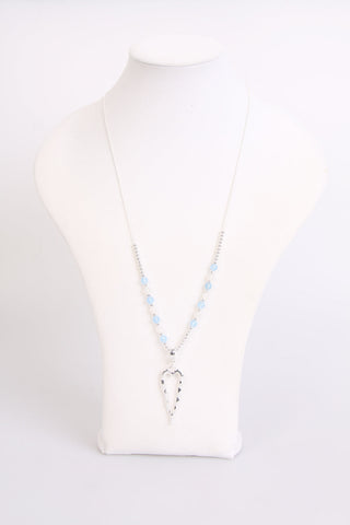 New Lagen Look Beads with Heart Pendant