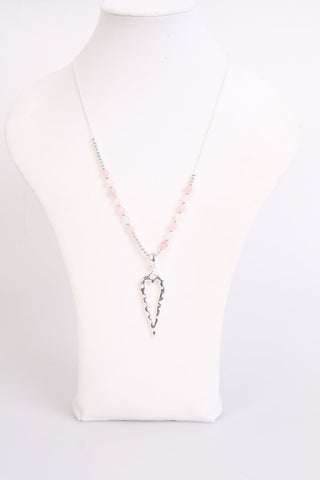 New Lagen Look Beads with Heart Pendant