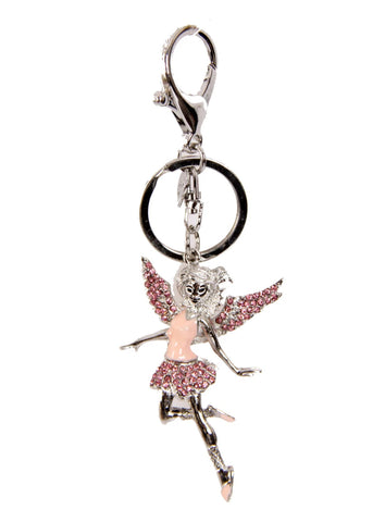 Fairy Diamante Keyring Bag Charm Keyring
