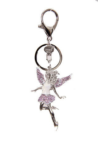 Fairy Diamante Keyring Bag Charm Keyring