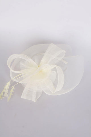 Flower Feather Fascinator