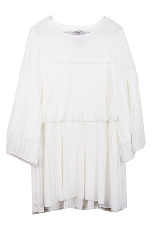 Pleated Smock Dress Top