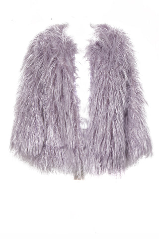 Mongolian Faux Fur Jacket Coat