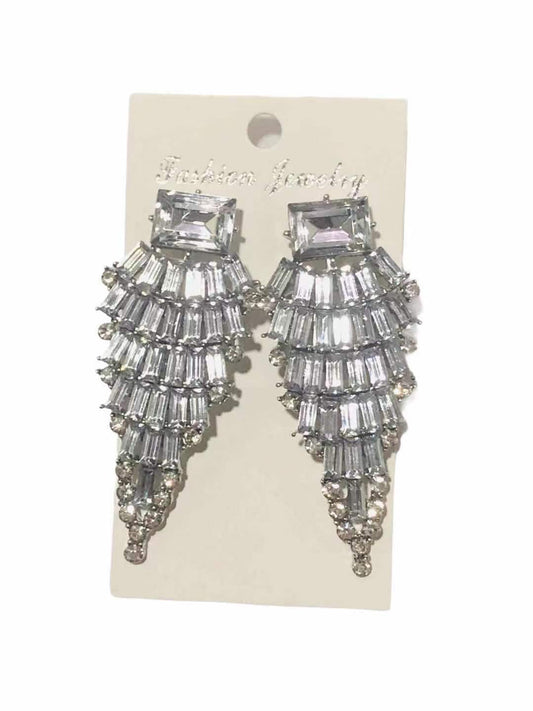 Tiered Baguette stone Earrings