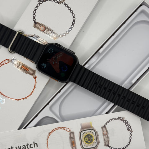 Watch 8 Ultra Black Smartwatch