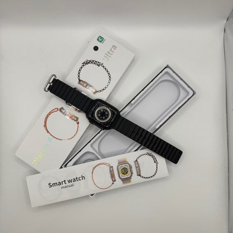 Watch 8 Ultra Black Smartwatch