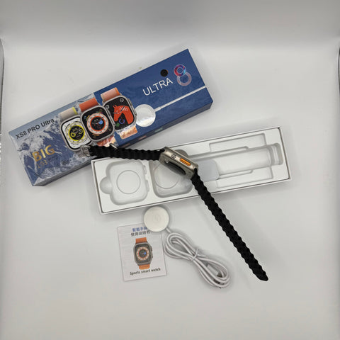 Black Band Ultra 8 Space Grey Smartwatch