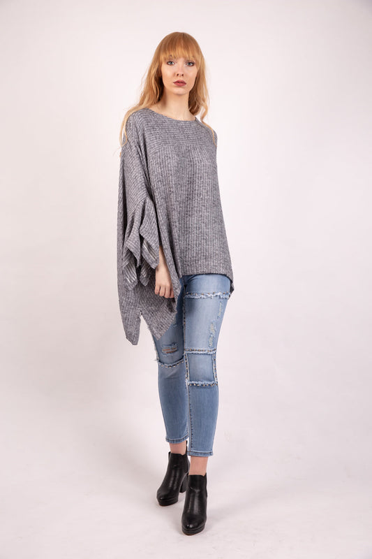 Oversized Textured Floaty Top