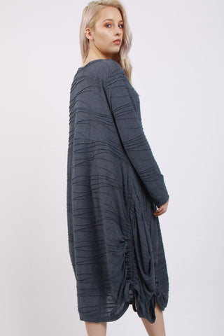 Oversized Pleated Style Classic Dress