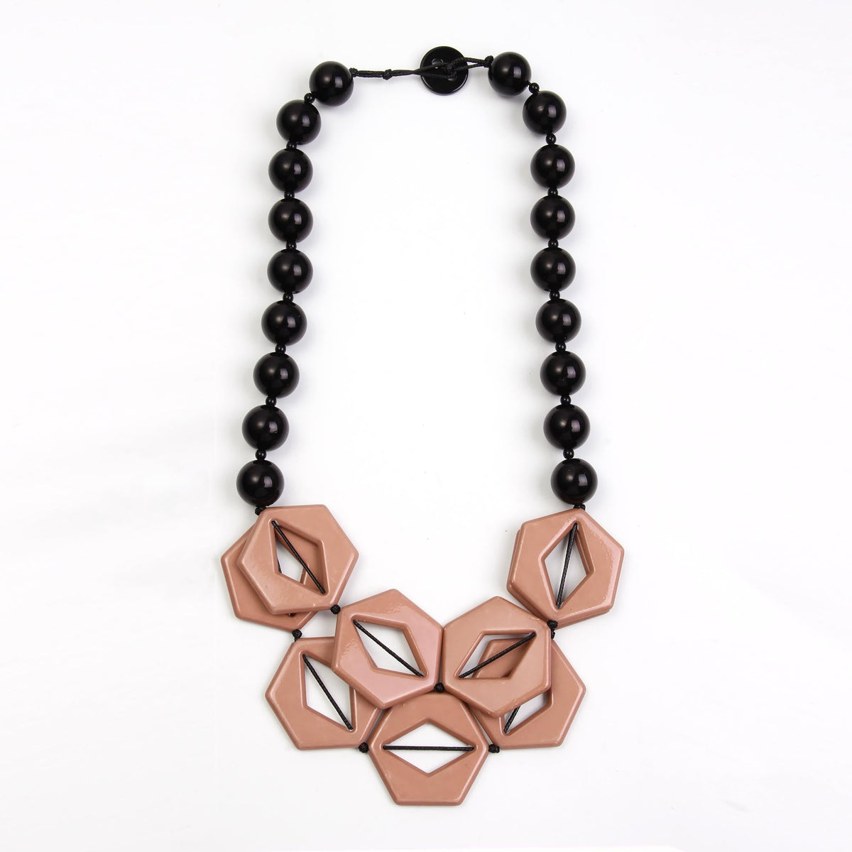 Honeycomb Shape Short Necklace