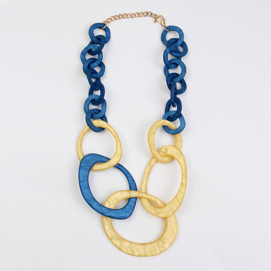 Short Circles Shape Necklace