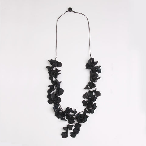 Tiny Dangling Petals  Long Necklace